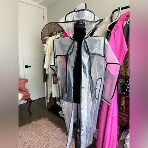 Vintage Clear Rain Coat